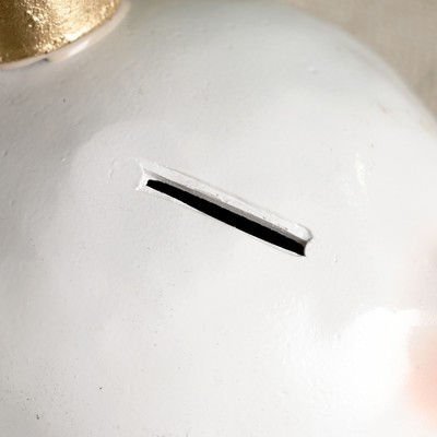 Копилка для денег «Свинка принцесса», полистоун, 15×12×17 см