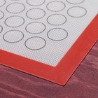 Силиконовый коврик для макаронс армированный Доляна, 40×60 см - Фото 2