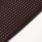 Коврик перфорированный прямоугольный Доляна, силикон, 40×31×1 см, цвет коричневый - фото 8411327