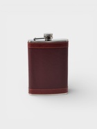 Подарочный набор «Бизнес» 6 в 1: фляжка 270 мл, воронка, 4 рюмки, 17×23 см, нержавеющая сталь, экокожа, коричневый - Фото 3