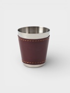 Подарочный набор «Бизнес» 6 в 1: фляжка 270 мл, воронка, 4 рюмки, 17×23 см, нержавеющая сталь, экокожа, коричневый 127648