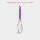 Венчик для взбивания Доляна «Экспресс», 17×4 см, нержавеющая сталь, МИКС - Фото 2