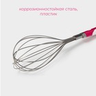 Венчик для взбивания Доляна «Взбитые сливки», 28.5×6 см, нержавеющая сталь, МИКС - Фото 2