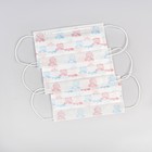 Маска 3-х слойная на резинке с рисунком "Charisma" Мишки - Фото 1