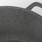 Кастрюля алюминиевая 6 л, с антипригарным покрытием "Гранит" и стеклянной крышкой - Фото 4