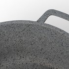 Кастрюля алюминиевая 5 л, с антипригарным покрытием "Гранит" и стеклянной крышкой - Фото 4
