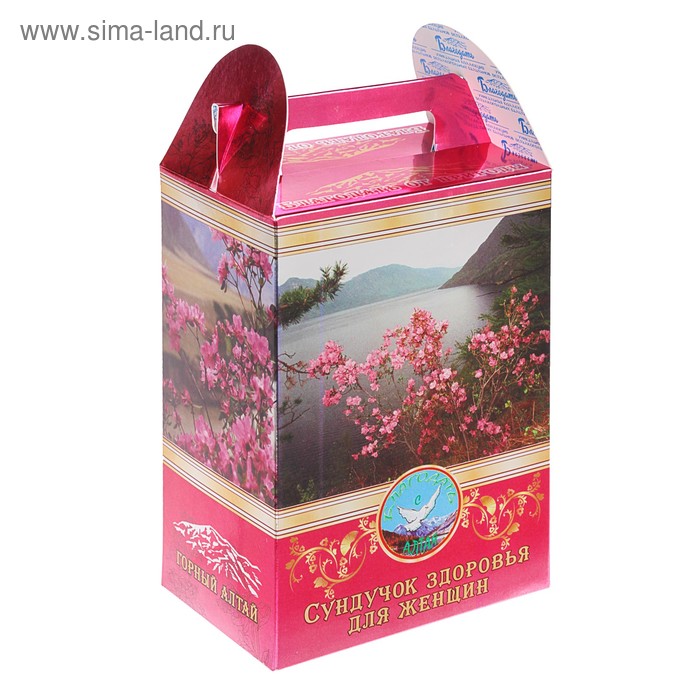 Подарочный набор «Сундук», женское здоровье: 3 безалкогольных бальзама - Фото 1
