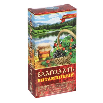 Бальзам безалкогольный «Благодать» витаминный, 250 мл