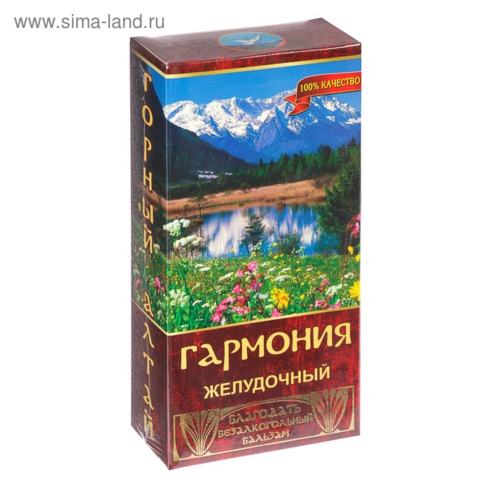 Безалкогольный алтайский бальзам на травах «Гармония» желудочный, 250 мл - Фото 1