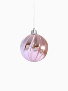 Ёлочные игрушки «Волна», шары новогодние, d=6 см, набор 6 шт., розовые - Фото 5