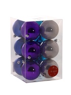Ёлочные игрушки «Глянец», шары новогодние, d=8 см, набор 12 шт., МИКС - Фото 7