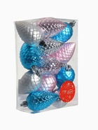 Ёлочные игрушки 12 шт. «Шишка» 6 см, МИКС - Фото 10