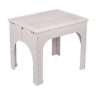 Складной стол «Плетёнка», 64,5 × 50,5 × 60 см, пластик, серый - Фото 1