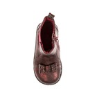 Ботинки детские арт. SС-25037, цвет бордовый, размер 26 - Фото 4