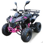 Квадроцикл бензиновый MOTAX ATV Raptor Super LUX 125 сс, Черно-розовый - Фото 1