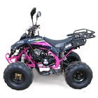 Квадроцикл бензиновый MOTAX ATV Raptor Super LUX 125 сс, Черно-розовый - Фото 2