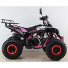Квадроцикл бензиновый MOTAX ATV Raptor-7 125 сс, Черно-розовый - Фото 5