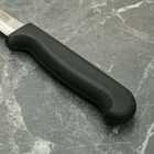 Нож кухонный «Элегант», для овощей, лезвие 11 см, с пластиковой ручкой, цвет чёрный - Фото 2