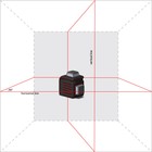 Уровень лазерный ADA Cube 2-360 Home Edition А00448, 20/70 м, ±0.3 мм/м, угол ± 4°, 2х360° - Фото 8