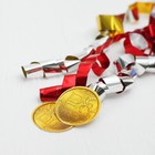 Хлопушка пневматическая «Денежная», фольга, серпантин, вложения, 30 см - Фото 3