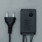 УЦЕНКА Гирлянда «Нить» 10 м с насадками «Шарики 1.5 см», IP44, тёмная нить, 100 LED, свечение синее, 8 режимов, 220 В - Фото 5