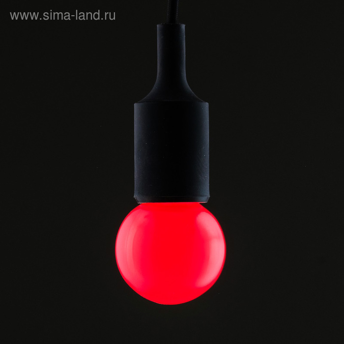 Лампа светодиодная декоративная, G60, 5 SMD2835, для белт-лайта, красный - Фото 1