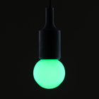 Лампа светодиодная декоративная, G60, 5 SMD2835, для белт-лайта, зеленый - Фото 1