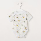 Боди короткий рукав 11202-12 микс, рост 74 см - Фото 1