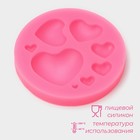 Молд для заливки Доляна «Сердца», 8 ячеек, силикон, d=7.5 см, МИКС - Фото 2