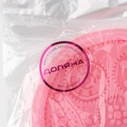 Молд для заливки Доляна «Шестерёнки», силикон, d=10.5 см, розовый - Фото 6