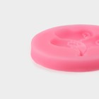 Силиконовый молд «Шарики», d=6,5 см, цвет розовый - Фото 3