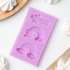 Молд «Радуга», силикон, 10,5×6×1 см, цвет МИКС - фото 24229915