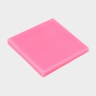 Молд силиконовый «Четыре снежинки», 8,5×8.5 см, цвет розовый - Фото 4