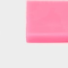 Молд силиконовый «Четыре снежинки», 8,5×8.5 см, цвет розовый - Фото 6