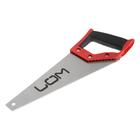 Ножовка по дереву ЛОМ, обрезиненная рукоятка, 7-8 TPI, 300 мм - Фото 3