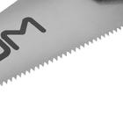 Ножовка по дереву ЛОМ, обрезиненная рукоятка, 7-8 TPI, 300 мм - Фото 5