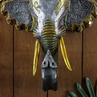Панно настенное "Голова слона" 27х12х30 см - фото 8653887