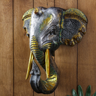 Панно настенное "Голова слона" 27х12х30 см - Фото 4