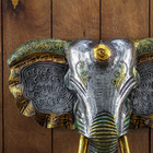 Панно настенное "Голова слона" 33х13х40 см - фото 8411534