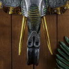 Панно настенное "Голова слона" 33х13х40 см - фото 8411535