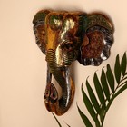 Панно настенное "Голова слона" 33х13х40 см - фото 8411540