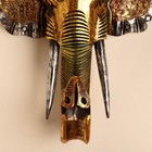 Панно настенное "Голова слона" 33х13х40 см - фото 8411542