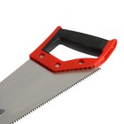 Ножовка по дереву ЛОМ, обрезиненная рукоятка, 7-8 TPI, 450 мм - Фото 6