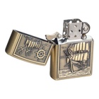 Бензиновые зажигалки «Морской флот», набор 4 шт., 3×10×23 см - Фото 2