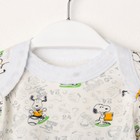 Боди короткий рукав 11202-12 микс, рост 68 см - Фото 2