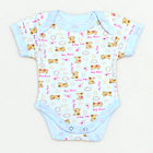 Боди короткий рукав 11202-12 микс, рост 68 см - Фото 7