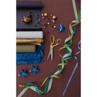 Лента атласная «Олени», 15 мм, 23±1 м, зелёная - Фото 3