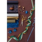 Лента атласная «Олени», 15 мм, 23±1 м, зелёная - Фото 4