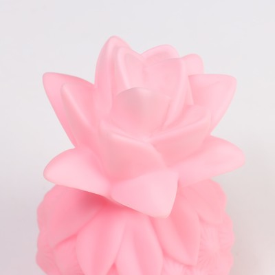 Фигурка светящаяся RISALUX «Ананас», ночник LED×1, пластик, 8×8×13 см, МИКС
