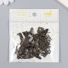 Замок металл для шкатулки бронза + гвозд. набор 10 шт 2х3 см - фото 26187569